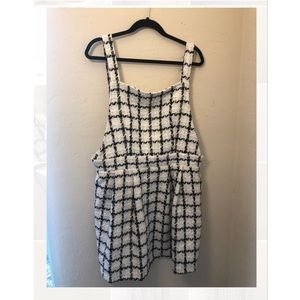 Boohoo Plus Pinafore Dress